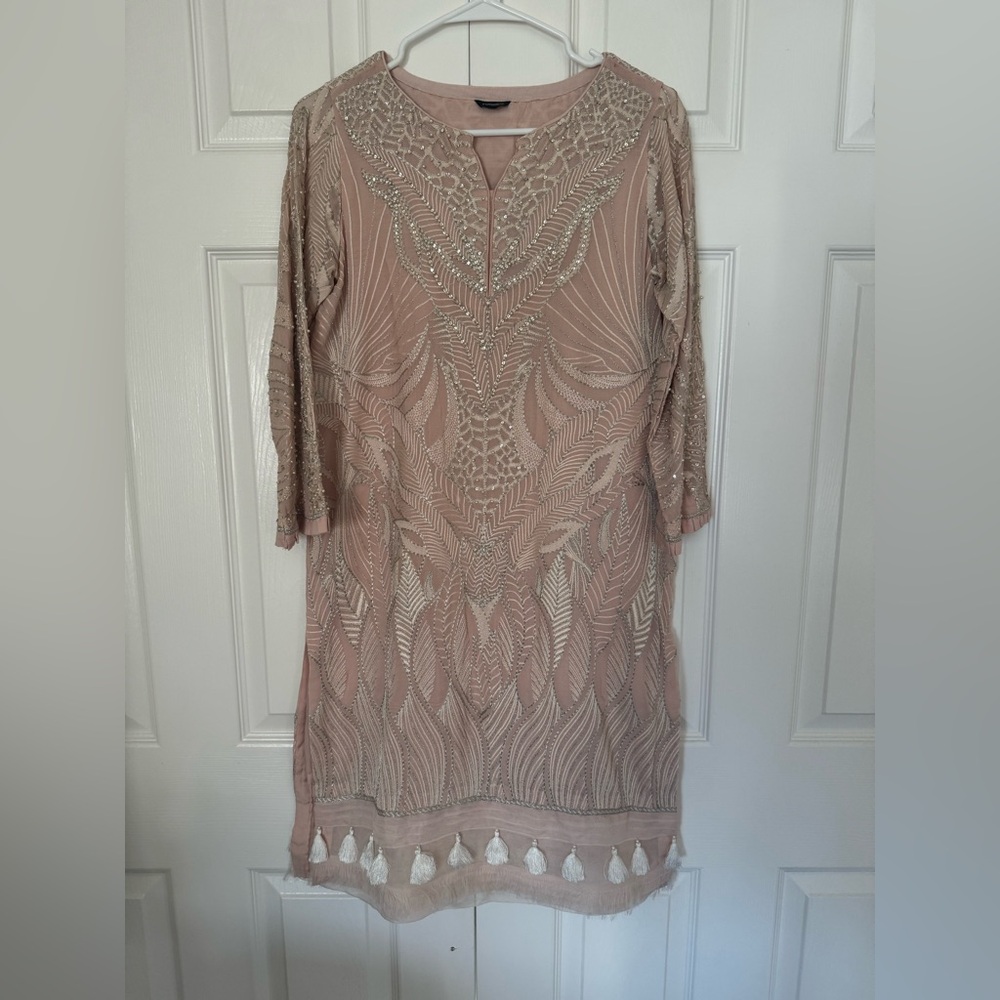 Beautiful fully Embellished Pakistani shirt